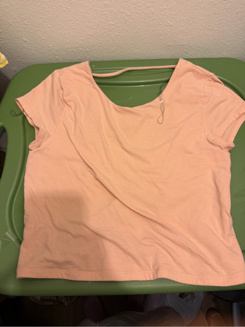 Aeropostale Peach Short Sleeve Scoop Neck Tee